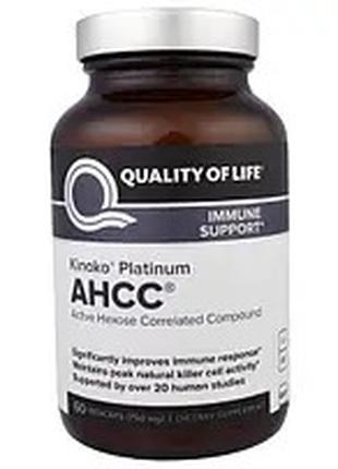 AHCC  750мг. 60капс. Quality of Life Labs