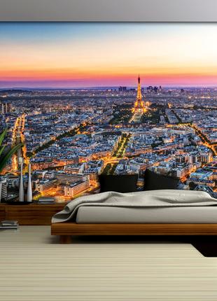 Фотошпалери флізелінові 416x254 см місто Париж і його вулиці (...
