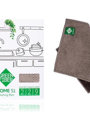 Салфетка GreenWay Green Fiber HOME S1, Файбер для мытья посуды...