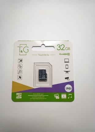 Карта памяти T&G; 32GB microSD class 10, Gp, Карта памяти T&G;...