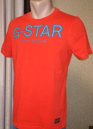 Фирменная футболка g-star raw. размер s. оригинал