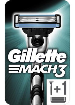 Бритва Gillette Mach3 с 2 сменными картриджами (7702018020706/...