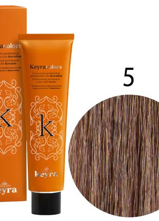 KEYRA Профессиональная краска для волос Keyracolors 5 светлый ...