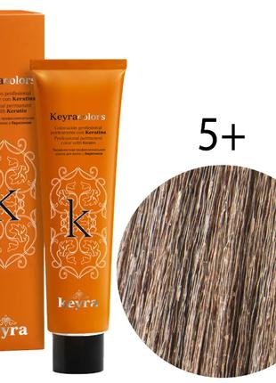 KEYRA Професійна фарба для волосся Keyracolors 5+ світлий шате...