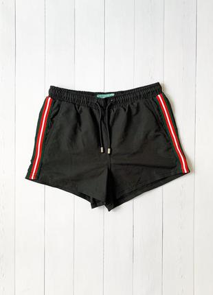 Чоловічі чорні пляжні шорти (плавки) від бренду primark. розмі...