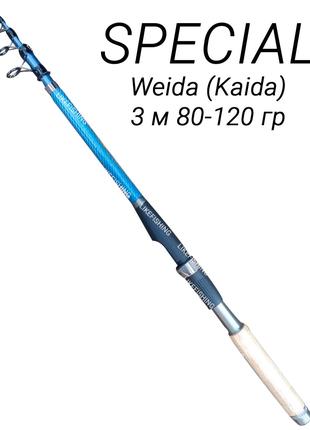 Спиннинг 3 м тест 80-120 гр Special Master Pro Weida (Kaida) т...