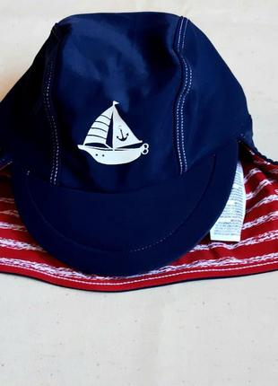 Пляжная кепка панамка с защитой upf 40+  mothercare англия на ...