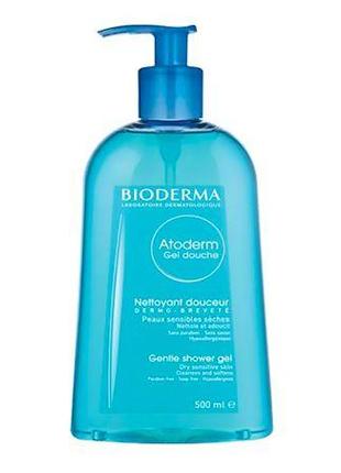 Біодерма Атодерм очищуючий гель для душу для сухої шкіри Biode...