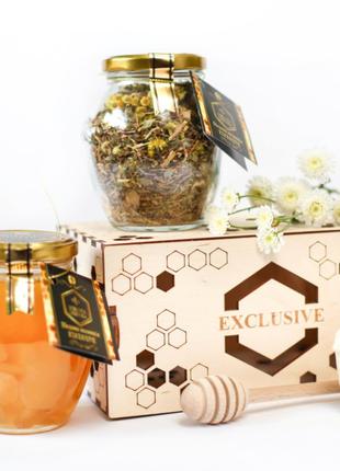 Подарочный набор мед и чай Premium Para #3