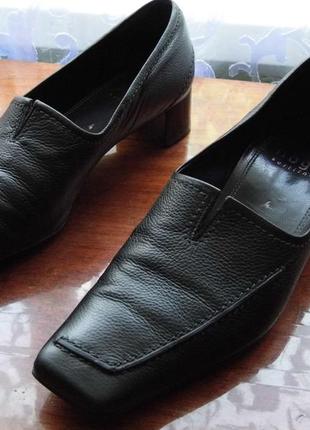 Кожаные женские туфли - hogl softlite - 4 - 38 размер