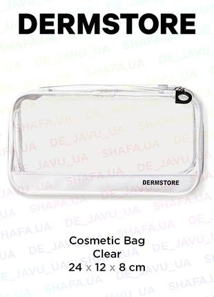 Вместительная прозрачная косметичка dermstore cosmetic clear bag