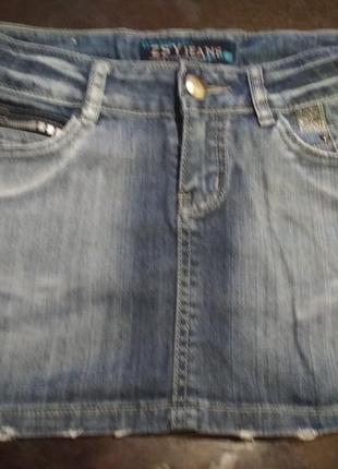 Юбка джинсовая подростковая zsy jeans