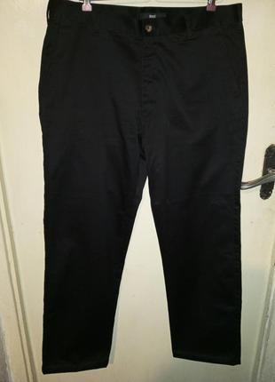 Мужские,чёрные,базовые брюки с карманами,basics