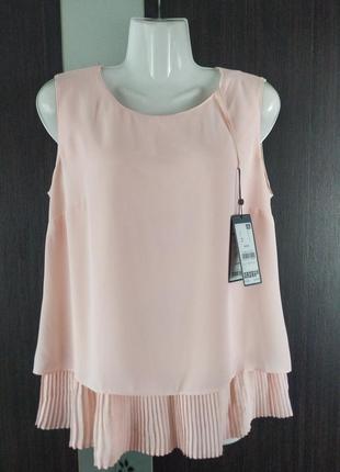 Нова,нарядна, розова блуза,майка 44-46 р