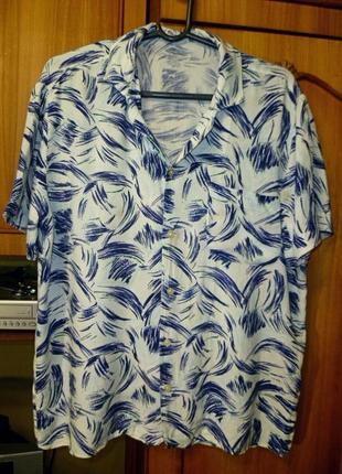 Летняя мужская рубашка цветная x&gumus,винтаж,пляжный стиль