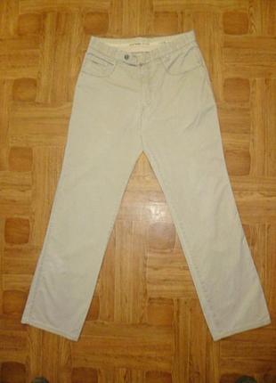 Брендовые летние джинсы luigi morini мужские светлые винтаж кл...