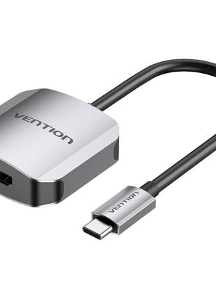 Адаптер переходник VENTION USB Type-C to HDMI 4K 30HZ Gray (TD...