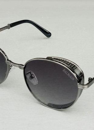 Очки в стиле balmain стильные солнцезащитные очки унисекс темн...
