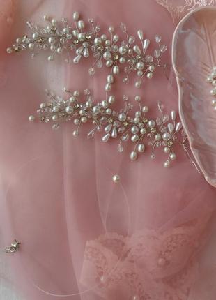 Свадебные украшения для невесты, комплект свадебных украшений,...