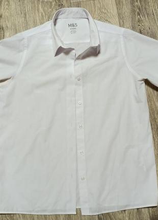 Рубашка белая 14-15 лет рост 164 см подросток