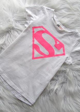 Стильная футболка h&m supergirl
