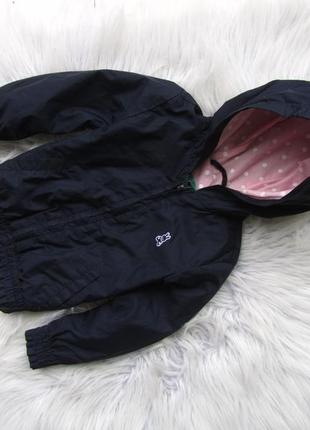 Куртка парка ветровка с капюшоном benetton
