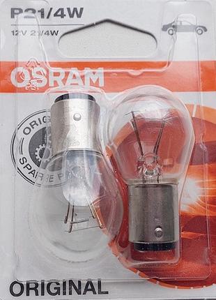 Лампа P21/4W 12V BAZ15d (Osram) смещенный цоколь 7225-02B Код/...