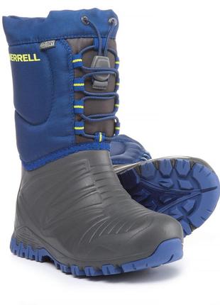 Детские зимние сапоги, сноубутсы, merrell snow quest boots, 10...