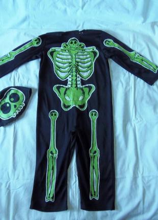 Карнавальний костюм кощія, скелета на 3-4 роки