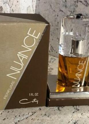 Nuance coty perfume 30ml 1 oz. vintage