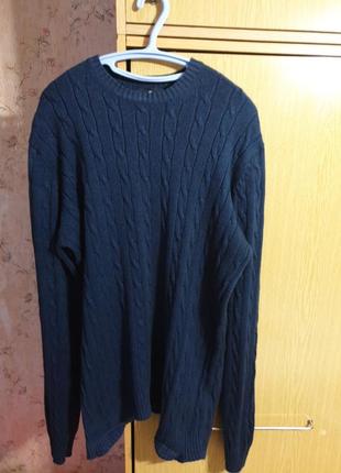Классический винтажный свитер blue harbour от marks & spencer