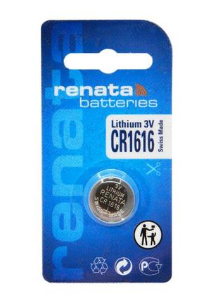 Батарея литиевая CR1616 Renata