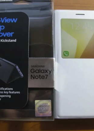 Чохол Samsung Galaxy Note 7 SM-N930 Silver S-View-оригінал!!!