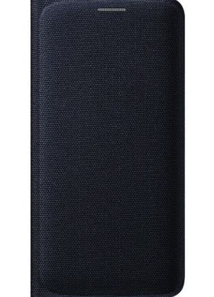 Чехол Samsung Galaxy S6 Edge Wallet Flip Cover Black(EF-WG925BBEG