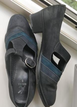 Туфли кожаные очень удобные и мягкие на стопу 24,5 см (14)