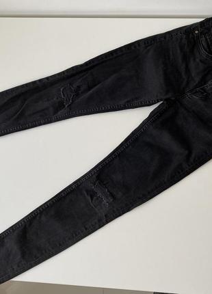 Чорні джинси h&m жіночі на підлітка / женские чёрные джинсы xs