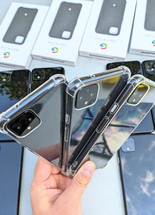 Google pixel 4 XL Slicone Case  прозорі чехли/чехлы/чехол Гугл