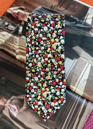 Красивый коттоновый галстук принт 🌺 curated stockholm