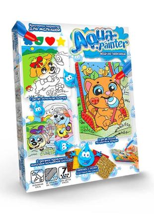 Набір для творчості danko toys водне розмальовування aqua painter