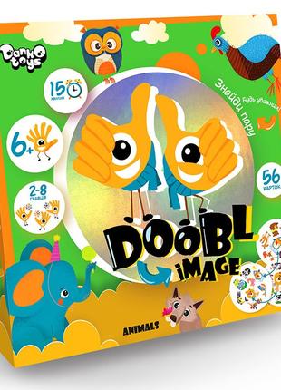 Игра настольная Danko Toys Doobl Image большая Animals (доббль...