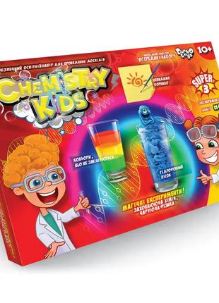 Набор для проведения опытов Danko Toys Chemistry Kids малый №4...