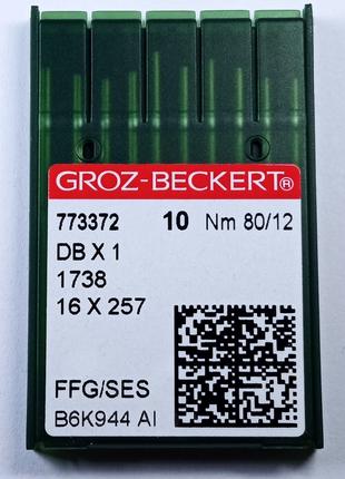 Иглы Groz-Beckert DBx1 SES №80