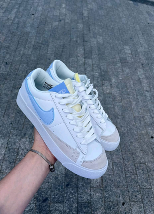 Кроссовки Nike Blazer Low White/Blue
