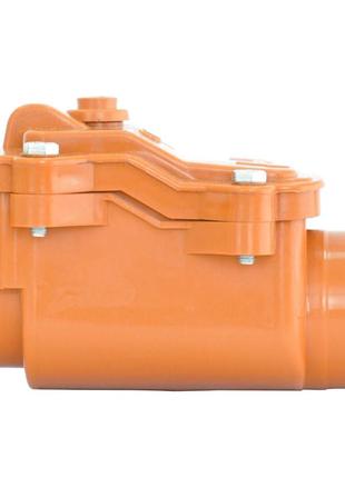 Обратный клапан Запорный клапан канализационный Интерпласт 110 мм
