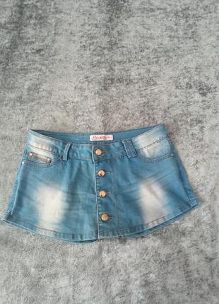 Женская джинсовая юбка- шорты d. cherri
