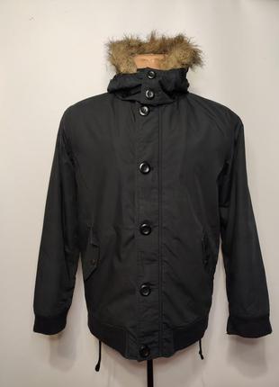 Подростковая демисезонная куртка с капюшоном на рост до 170 см