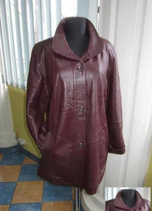 Классная женская кожаная куртка peter hahn. германия. лот 916