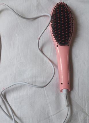 Расческа выпрямитель для укладки волос fast hair straightener