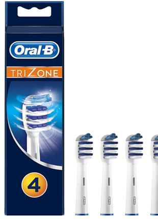 4шт Насадки TriZone Тризон для зубных щеток Oral-B Braun 4 шту...