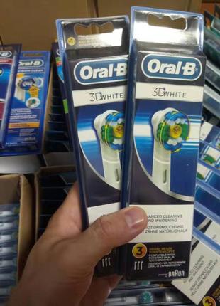 6шт Супер цена! Насадка oral b 3d white Oral-B Орал би 3D Whit...